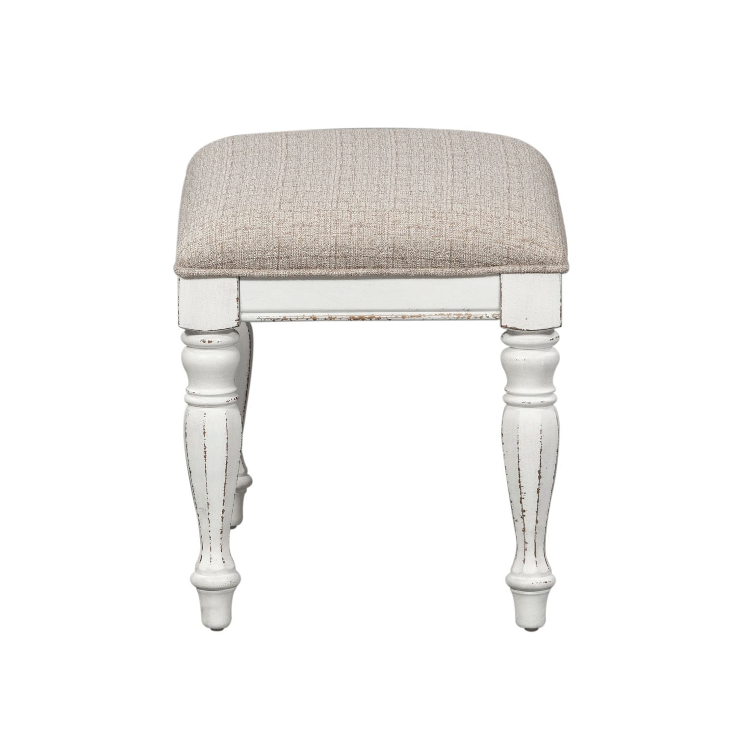 Magnolia Manor Accent Bench in Antique White - Luxury Home Furniture (MI)