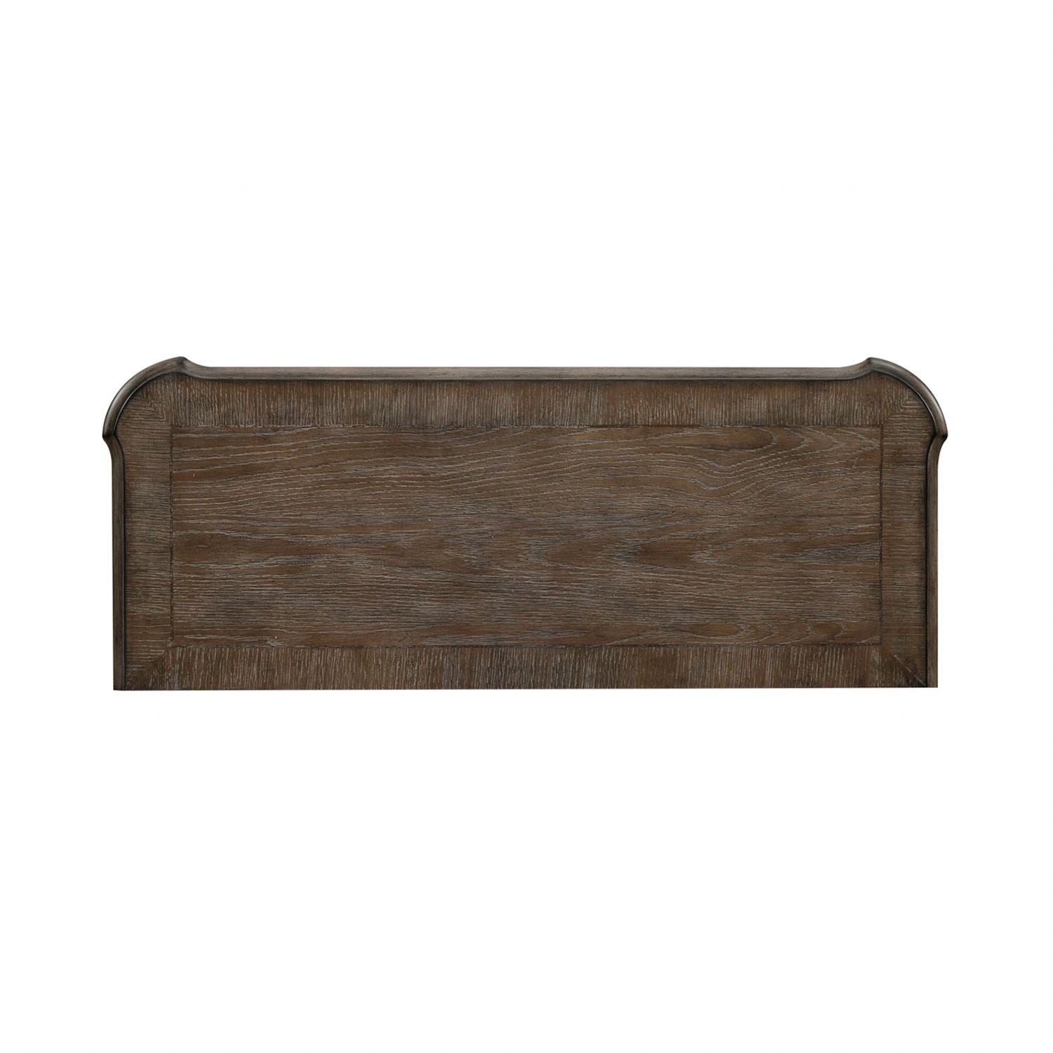 Magnolia Manor Accent Cabinet in Antique White & Weathered Bark EST SHIP TIME APPX 4 WEEKS image