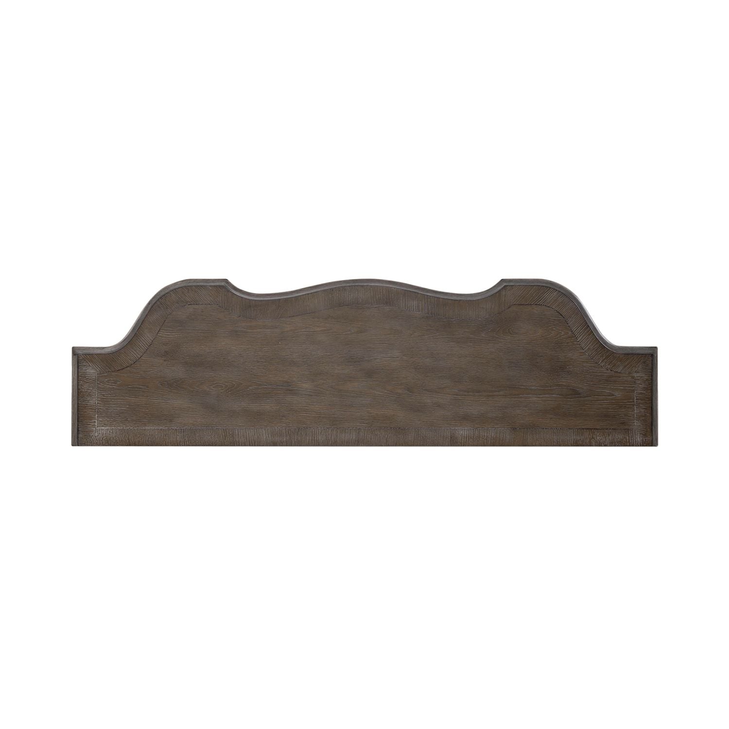 Magnolia Manor 56 Inch Hall Console Table in Antique White Base w/ Weathered Bark Tops image