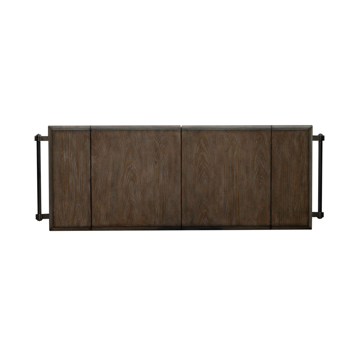 Liberty Furniture Magnolia Manor Bar Cart in Antique White & Weathered Bark EST SHIP TIME APPX 4 WEEKS - Luxury Home Furniture (MI)