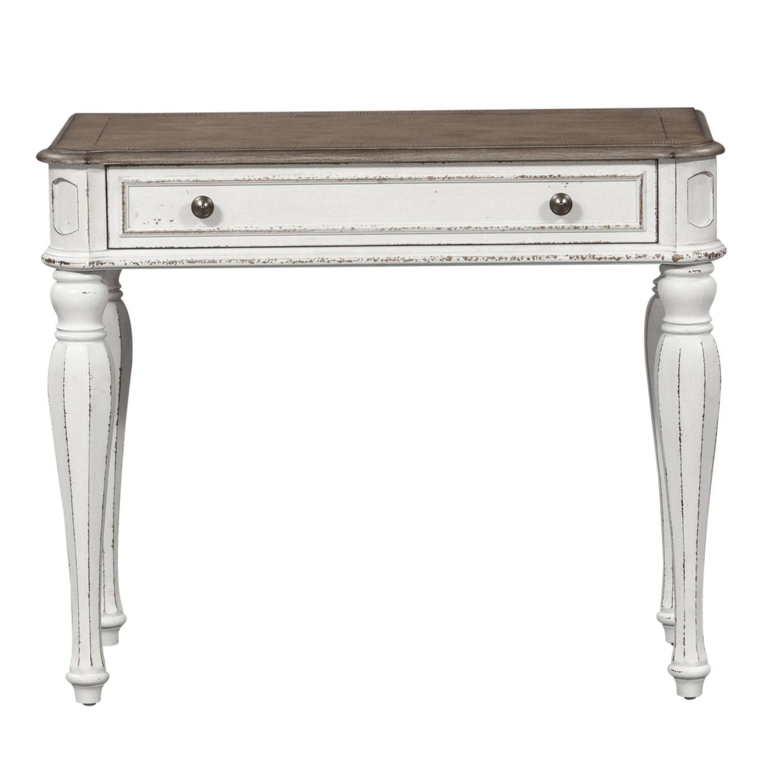 Magnolia Manor Accent Vanity Desk in Antique White - Luxury Home Furniture (MI)