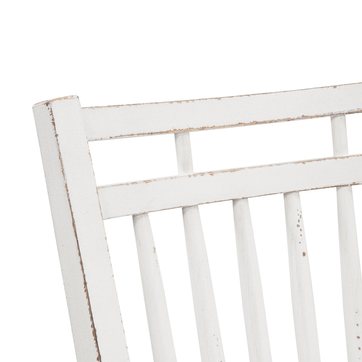 Liberty Furniture Magnolia Manor Spindle Back Counter Chair in Antique White - Luxury Home Furniture (MI)