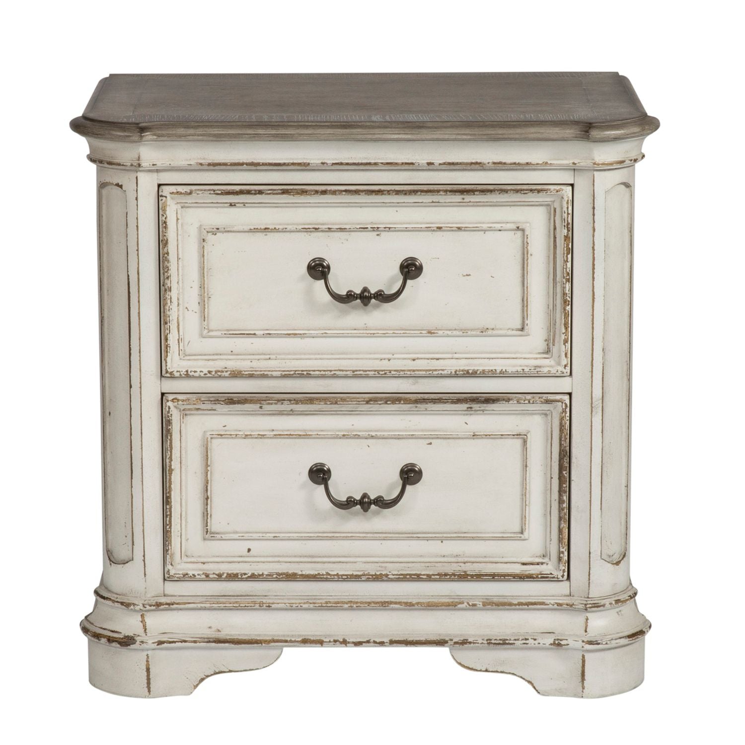 Magnolia Manor King California Panel Bed, Dresser & Mirror, Chest, Night Stand