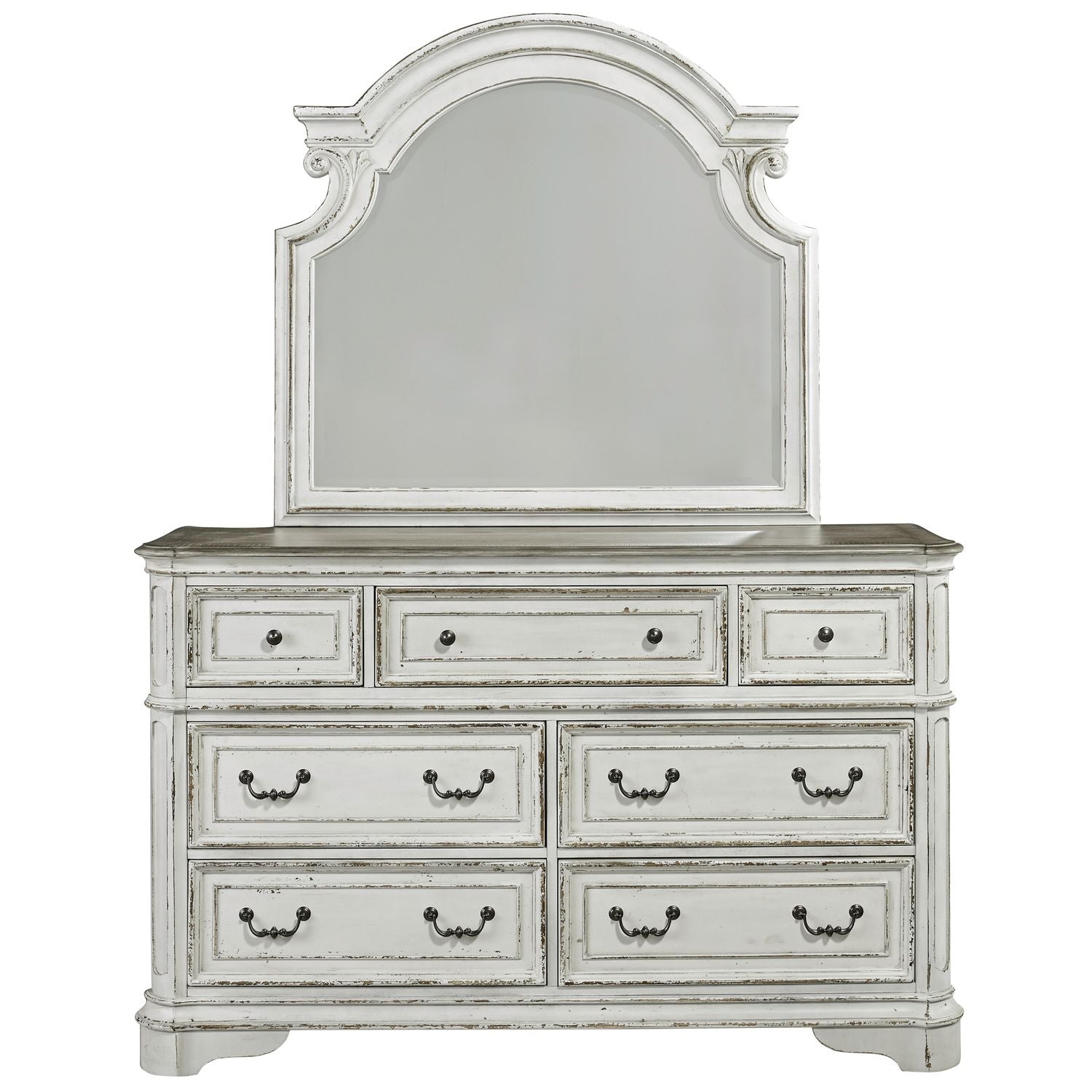 Magnolia Manor Dresser & Mirror image