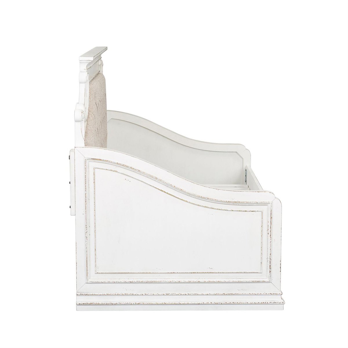 Liberty Magnolia Manor Twin Trundle Daybed in Antique White - Luxury Home Furniture (MI)