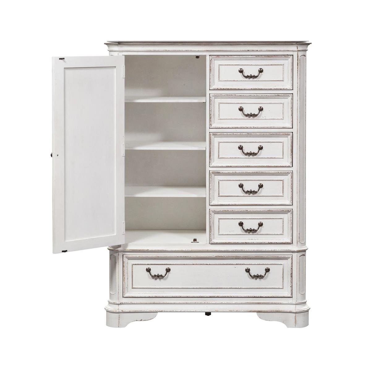 Liberty Magnolia Master Chest Manor in Antique White - Luxury Home Furniture (MI)