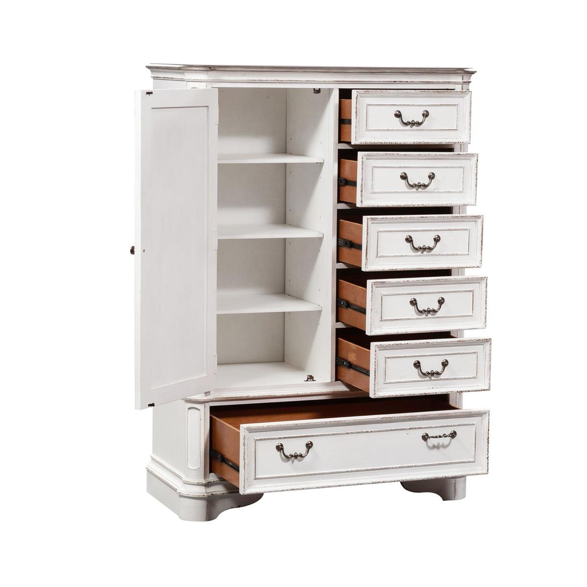 Liberty Magnolia Master Chest Manor in Antique White - Luxury Home Furniture (MI)