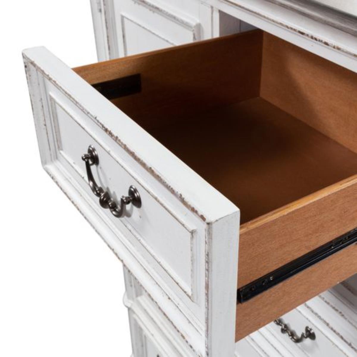 Liberty Magnolia Master Chest Manor in Antique White - Luxury Home Furniture (MI)