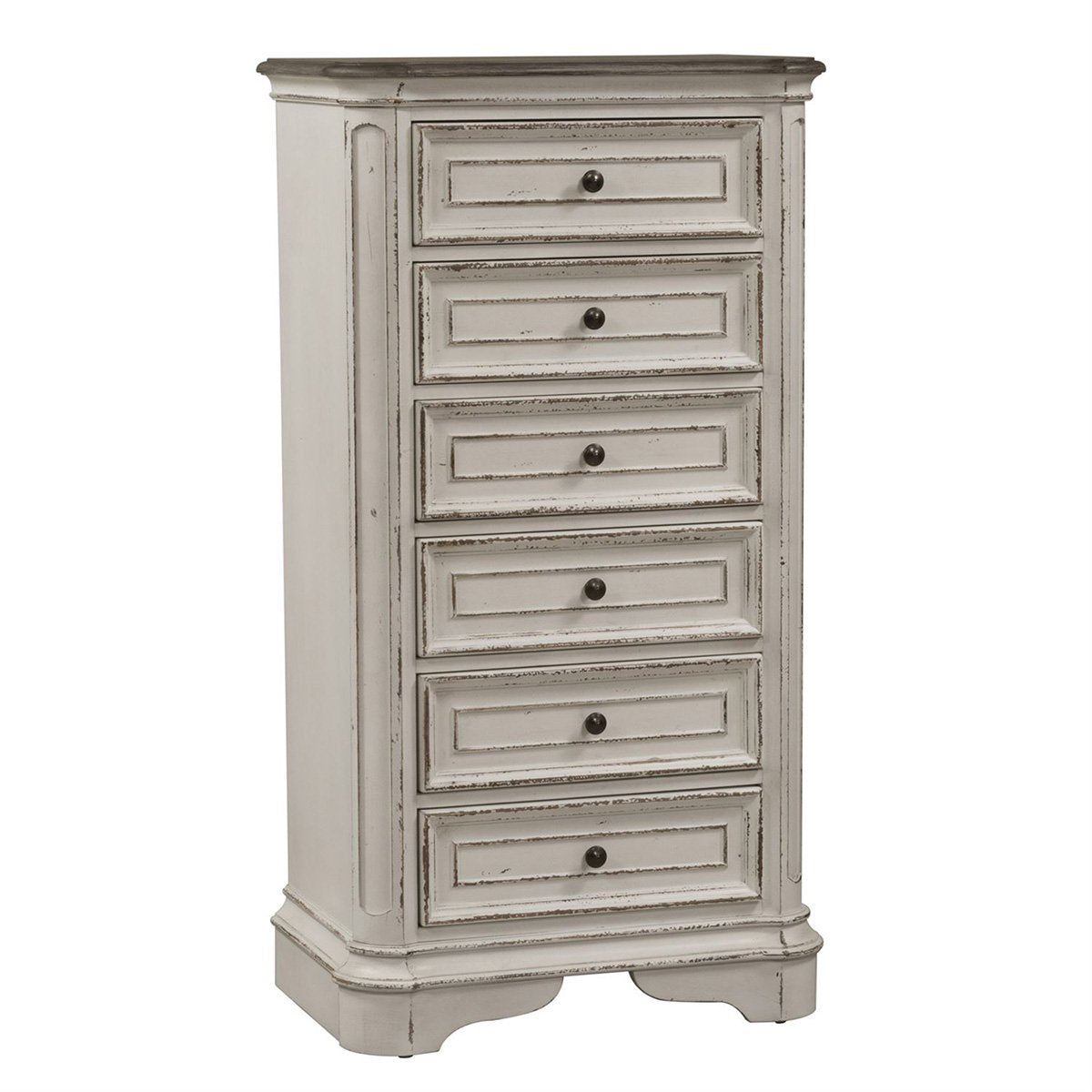 Liberty Magnolia Manor Lingerie Chest in Antique White - Luxury Home Furniture (MI)