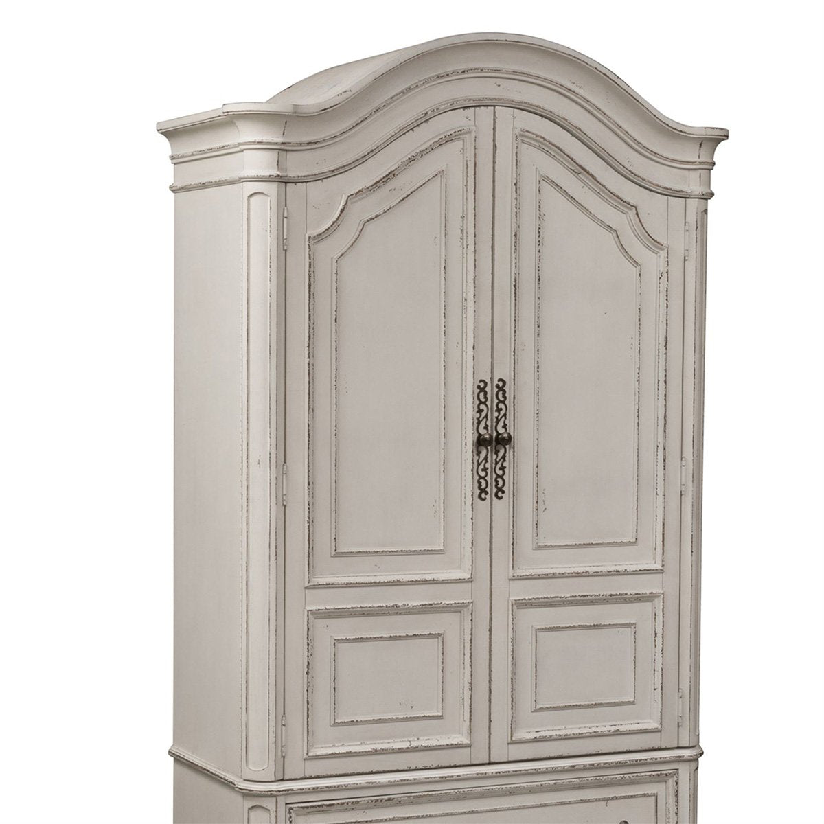 Liberty Magnolia Manor Armoire in Antique White/B