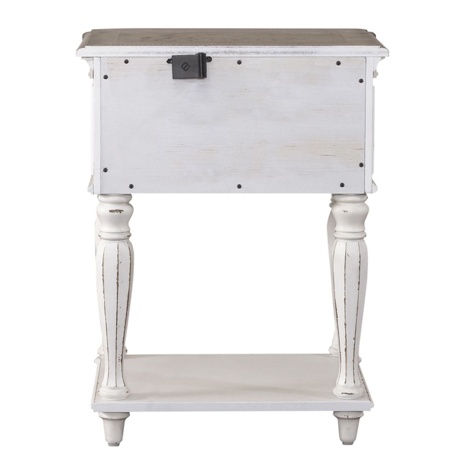 Magnolia Manor Leg Nightstand in Antique White - Luxury Home Furniture (MI)