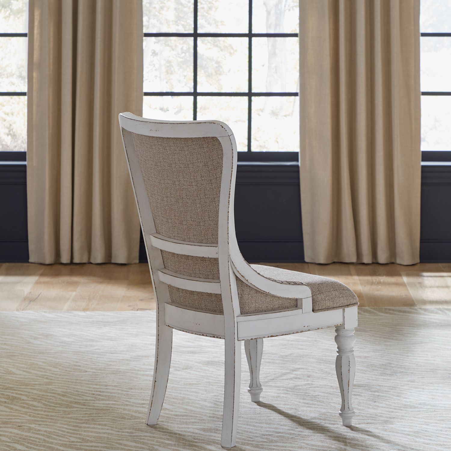 Magnolia Manor Uph Wing Back Side Chair (RTA) - Luxury Home Furniture (MI)