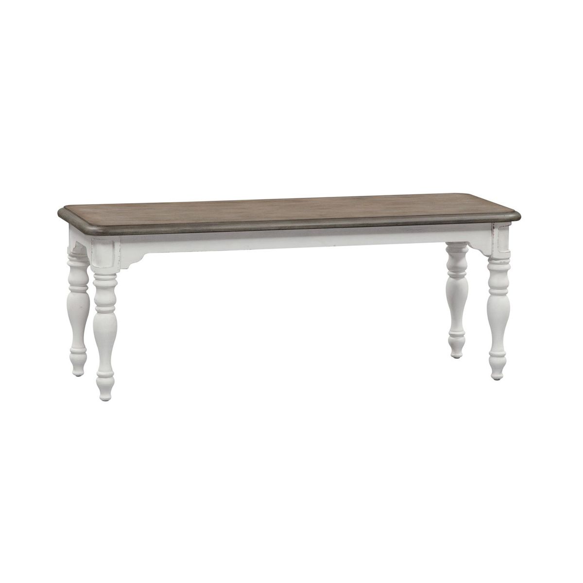 Liberty Furniture Magnolia Manor Dining Bench (RTA) in Antique White image
