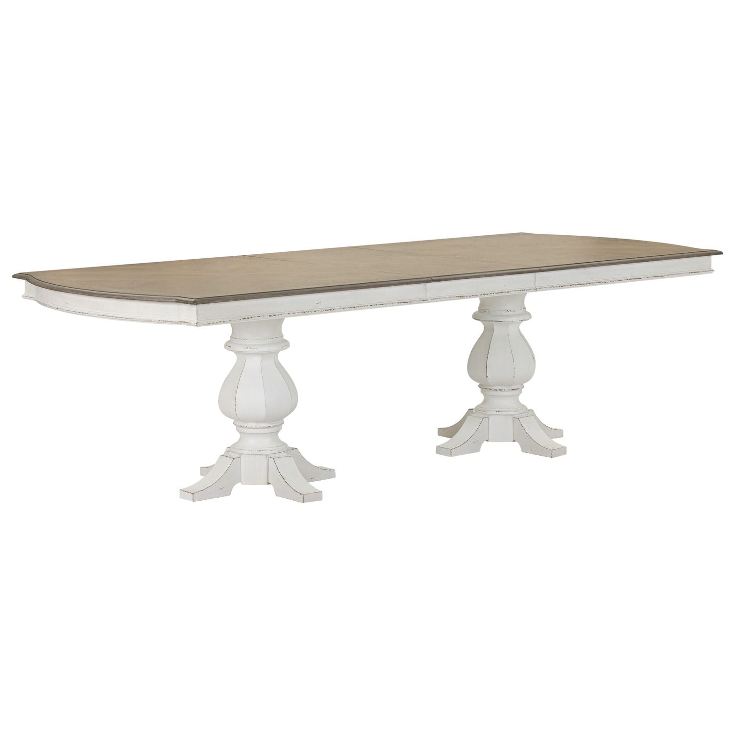 Magnolia Manor Double Pedestal Table Set