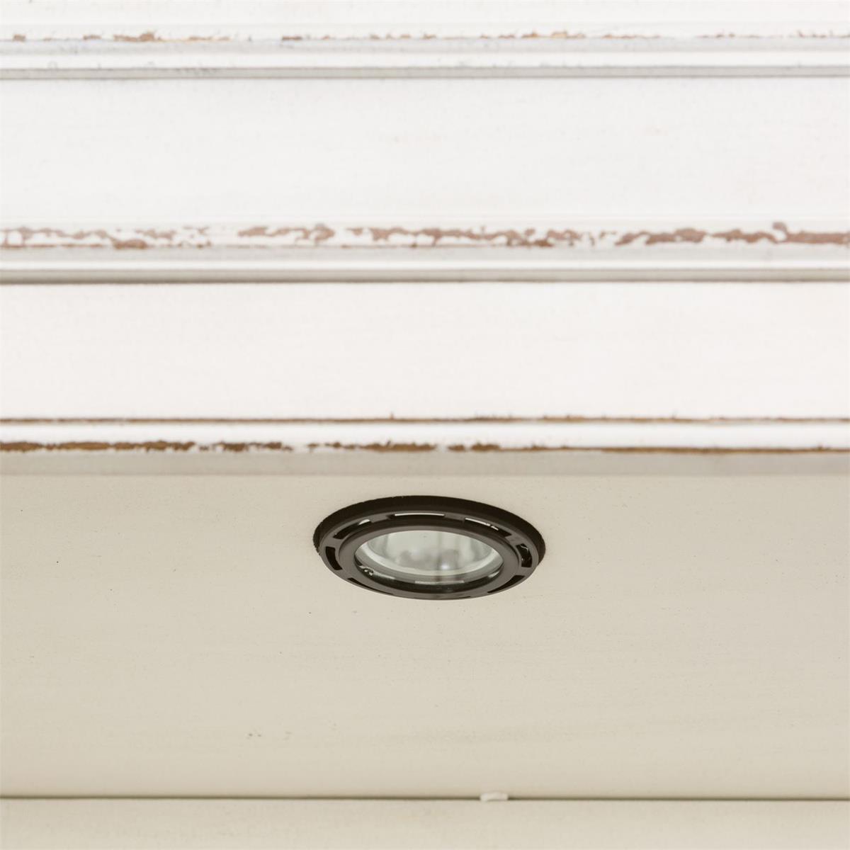 Liberty Furniture Magnolia Manor Entertainment Hutch in Antique White - Luxury Home Furniture (MI)