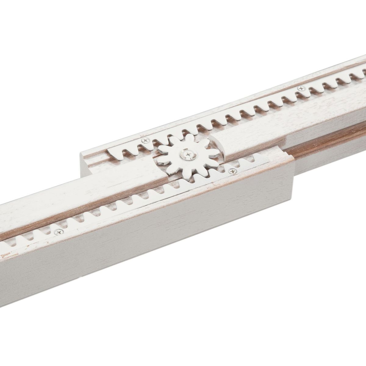 Liberty Furniture Magnolia Manor Gathering Table in Antique White Base w/ Weathered Bark Tops - Luxury Home Furniture (MI)