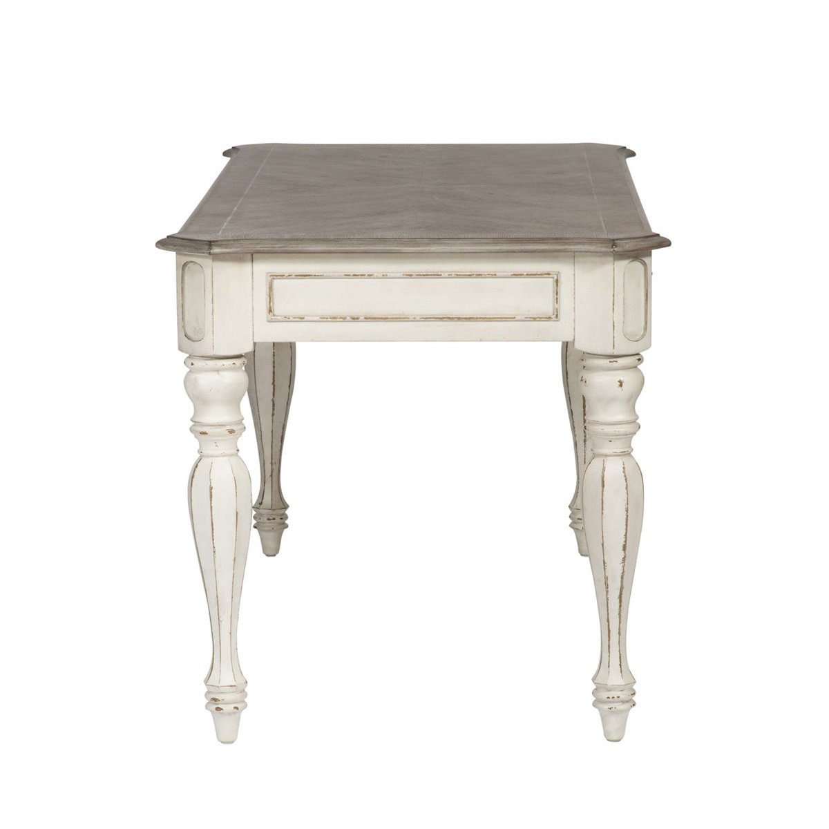 Liberty Magnolia Manor Writing Desk in Antique White - Luxury Home Furniture (MI)