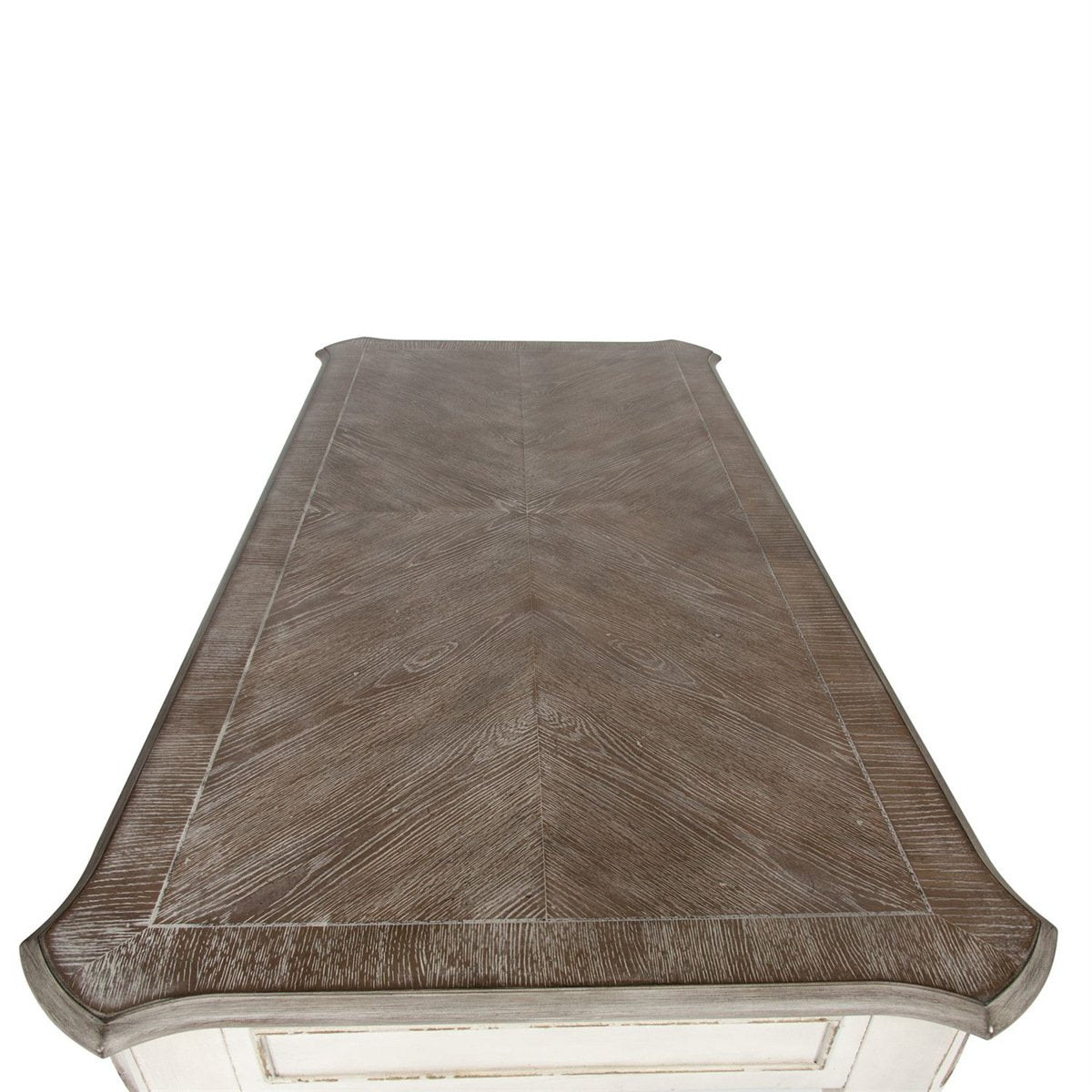 Liberty Magnolia Manor Writing Desk in Antique White - Luxury Home Furniture (MI)