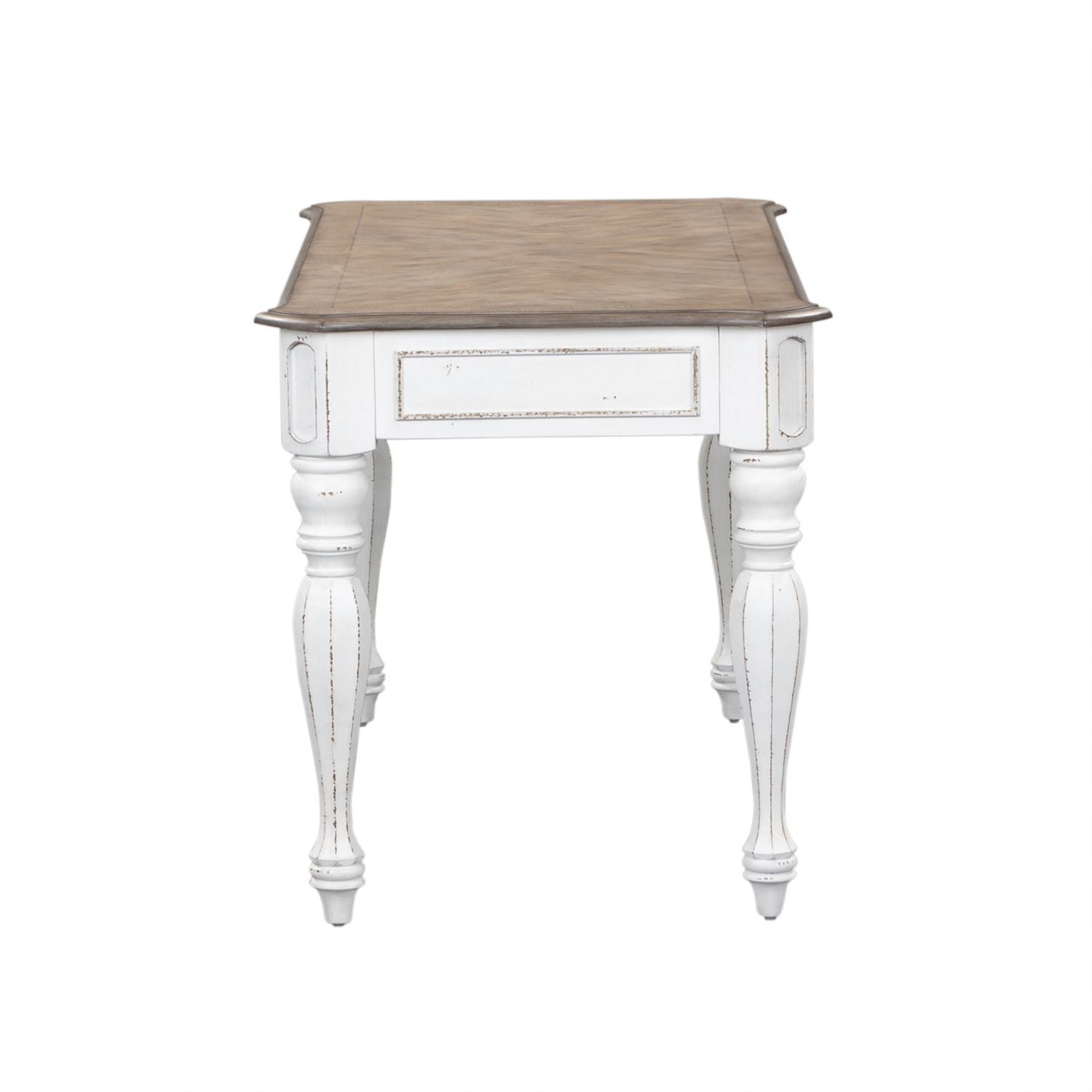 Magnolia Manor Lift Top Writing Desk in Antique White - Luxury Home Furniture (MI)