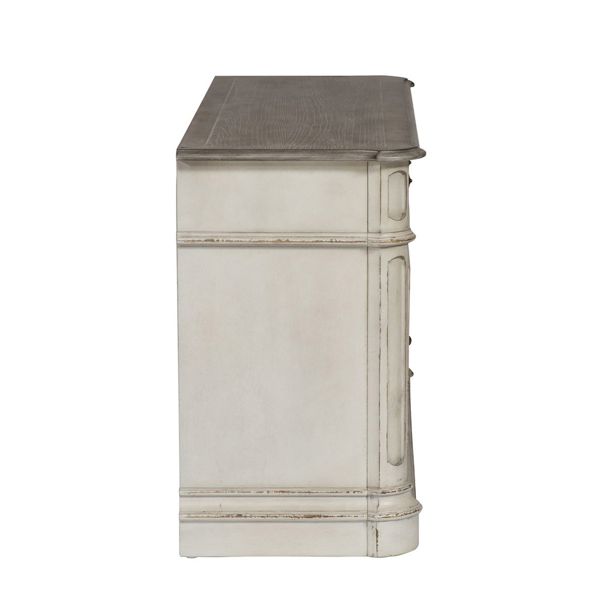 Liberty Magnolia Manor Credenza in Antique White - Luxury Home Furniture (MI)