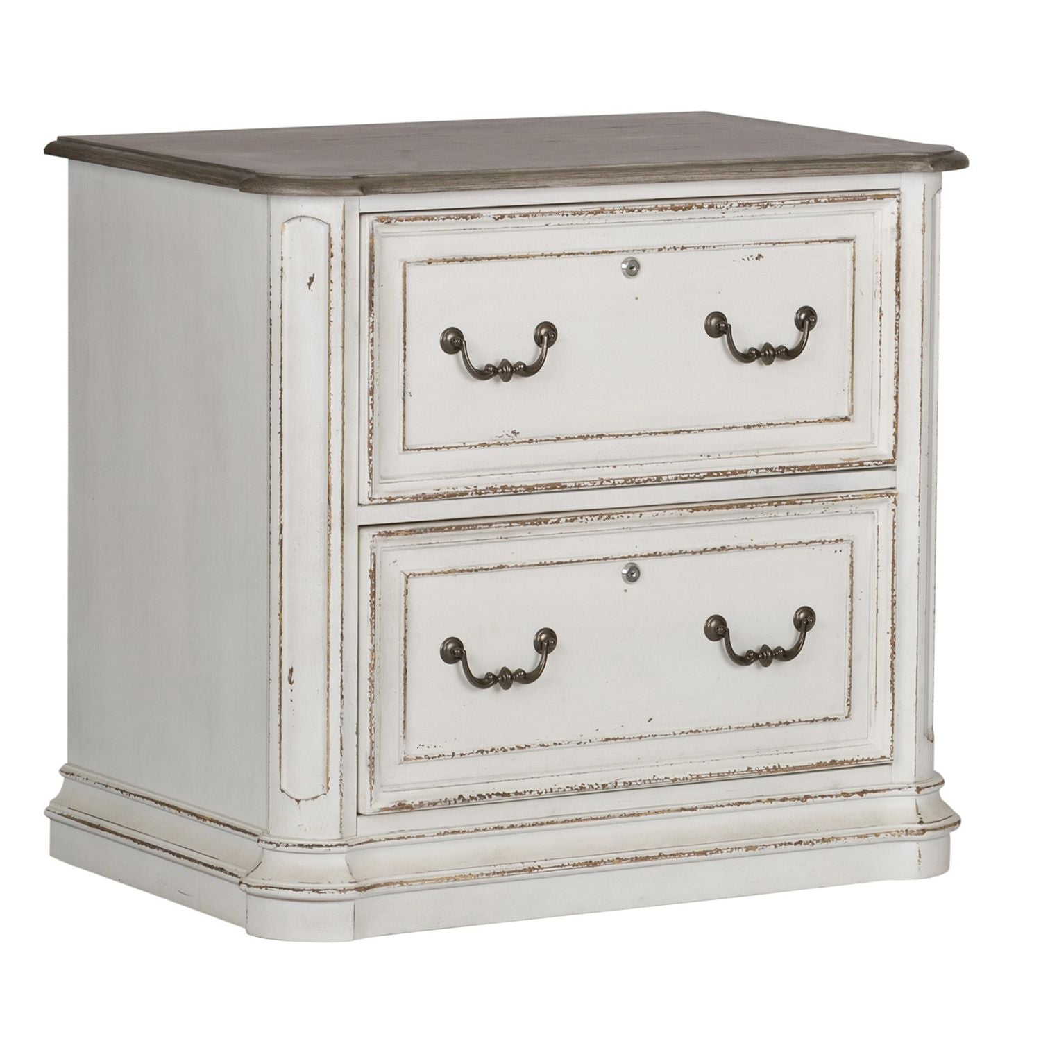 Magnolia Manor Jr Executive Media Lateral File - Luxury Home Furniture (MI)