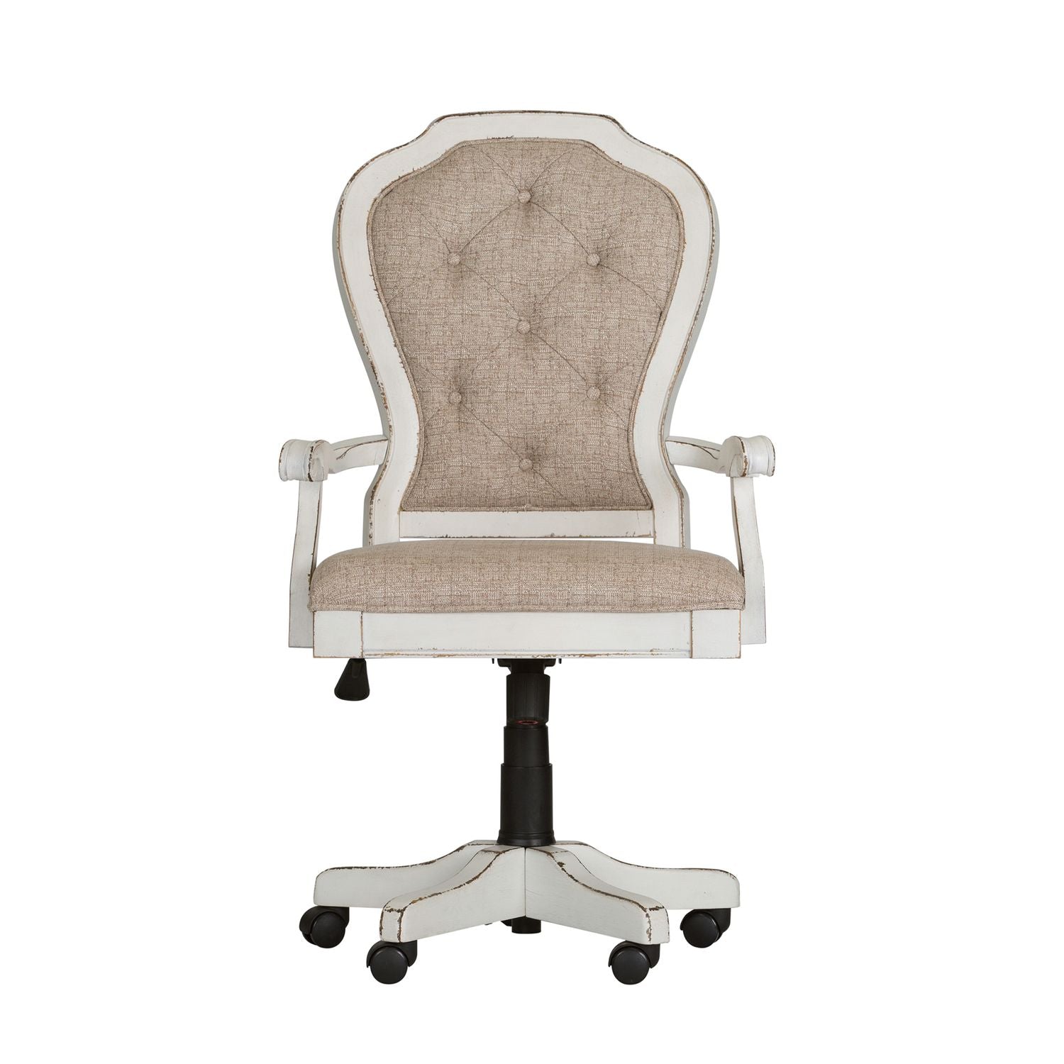 Magnolia Manor Jr Executive Desk Chair in Antique White - Luxury Home Furniture (MI)