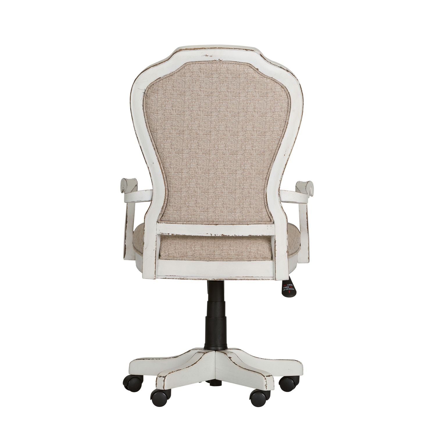Magnolia Manor Jr Executive Desk Chair in Antique White - Luxury Home Furniture (MI)