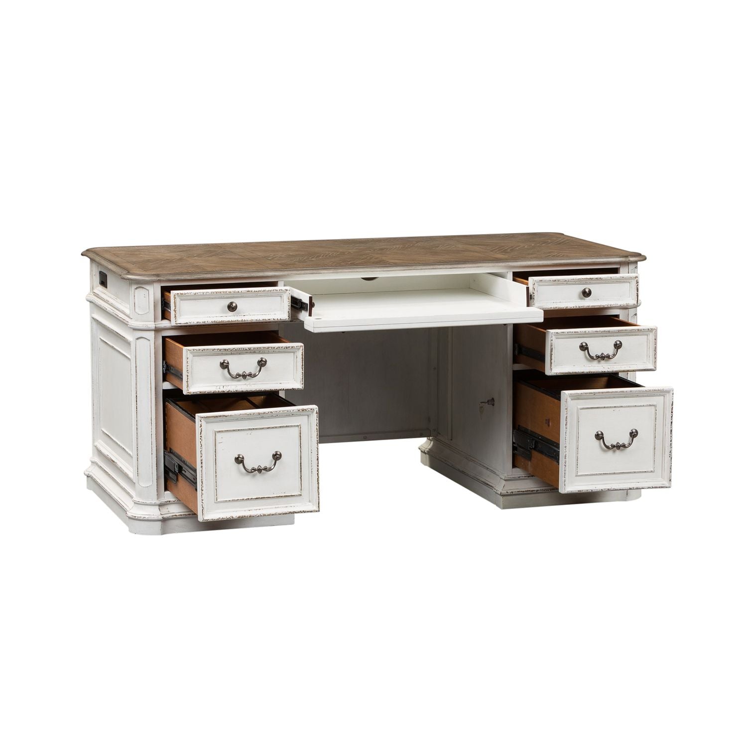 Magnolia Manor Complete 5 Piece Desk image