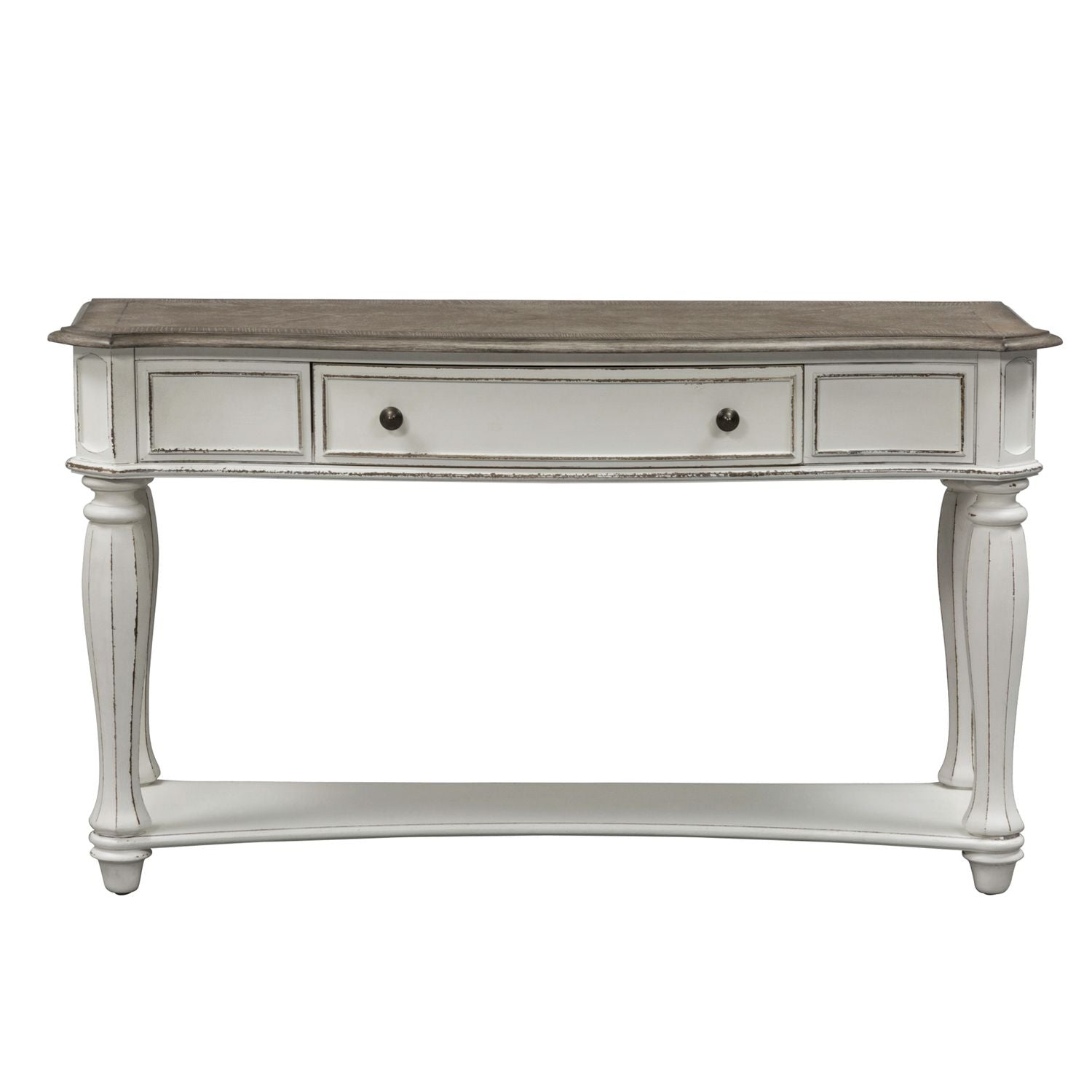 Magnolia Manor Sofa Table in Antique White image