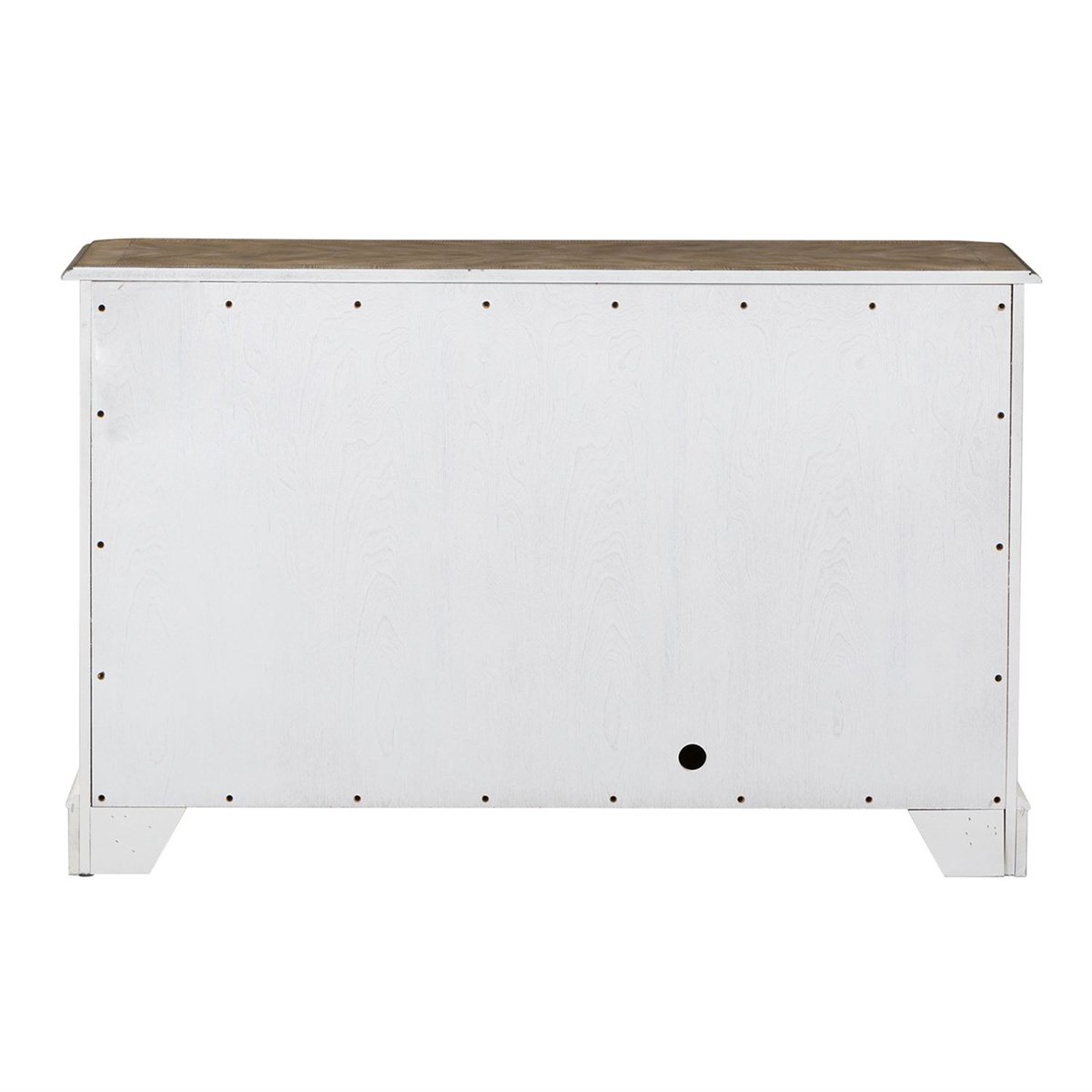 Liberty Magnolia Manor TV Console in Antique White - Luxury Home Furniture (MI)