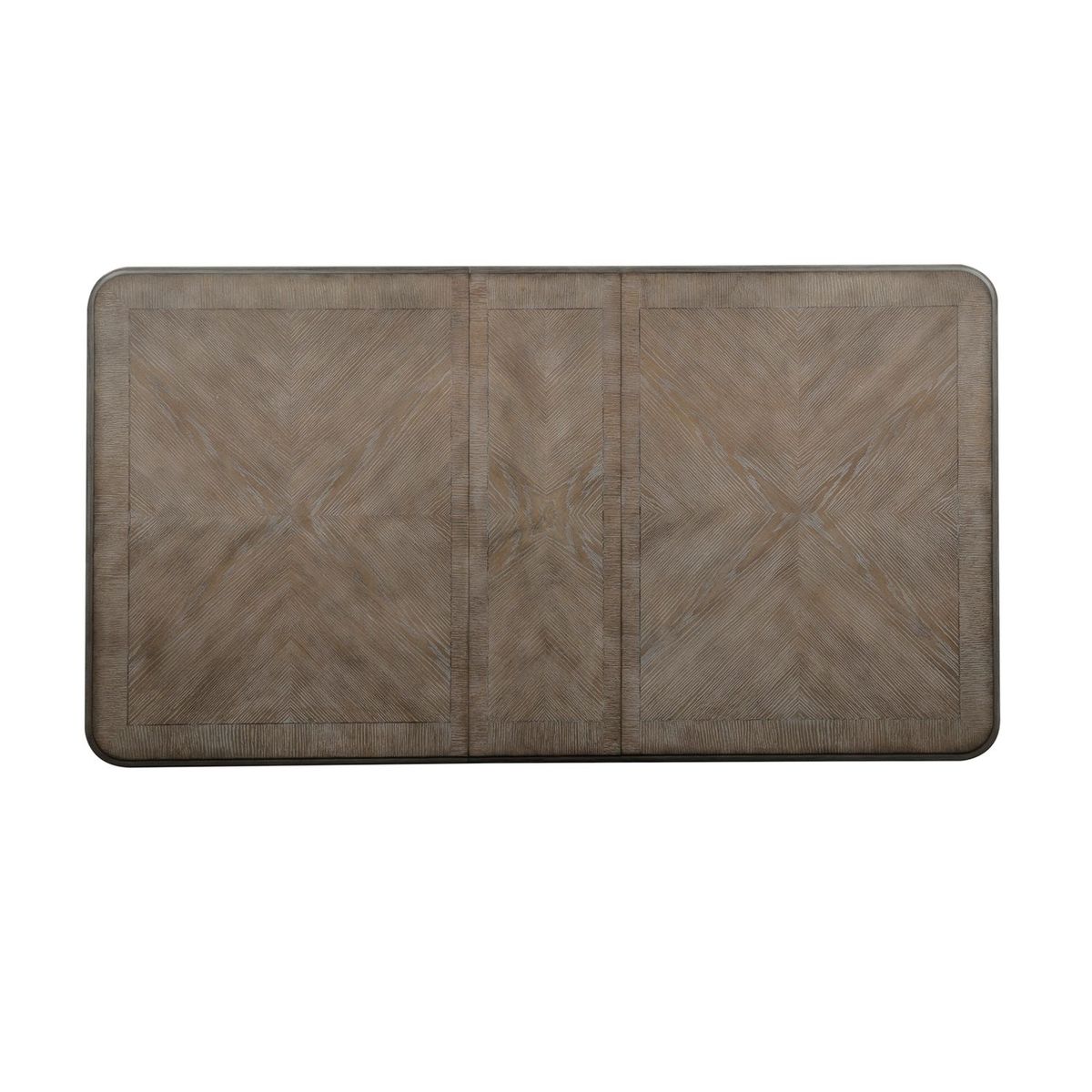 Liberty Furniture Magnolia Manor Leg Table in Antique White Base w/ Weathered Bark Tops - Luxury Home Furniture (MI)