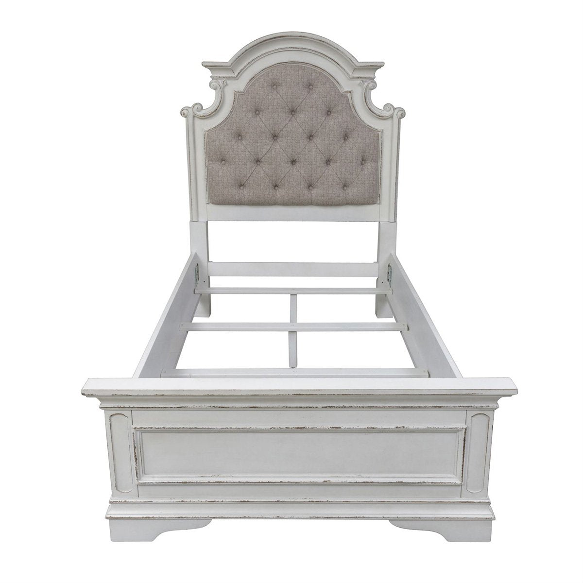 Liberty Magnolia Manor Full Upholstered Bed in Antique White - Luxury Home Furniture (MI)