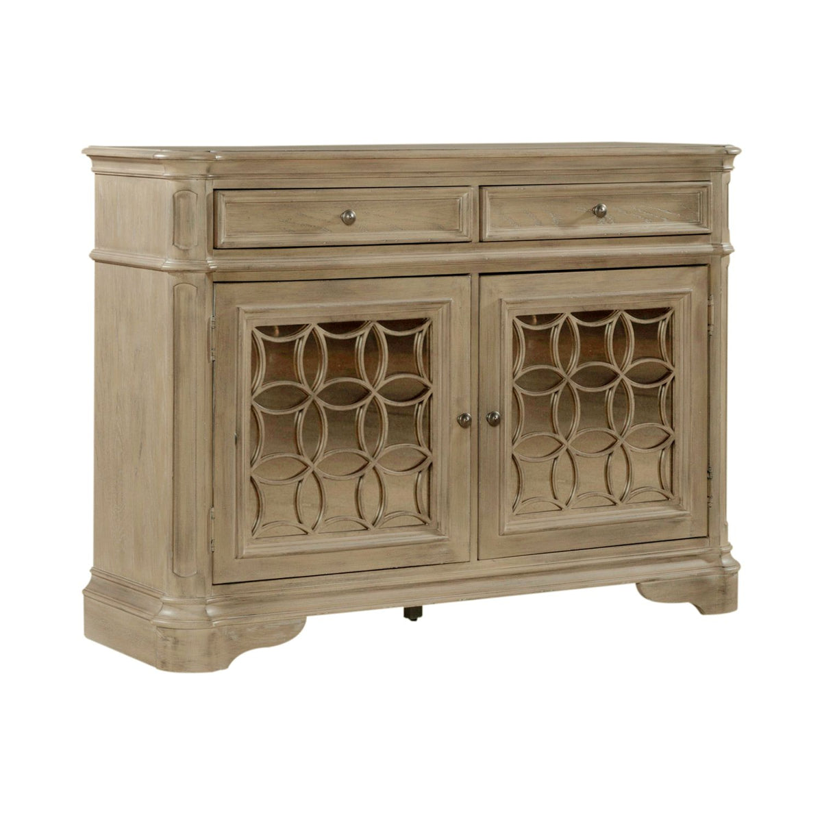 Liberty Furniture Magnolia Manor Buffet in Weathered Bisque image