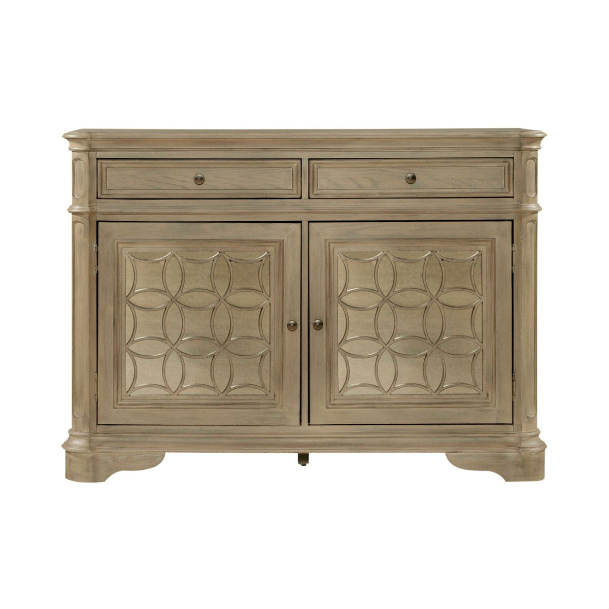 Liberty Furniture Magnolia Manor Buffet in Weathered Bisque - Luxury Home Furniture (MI)