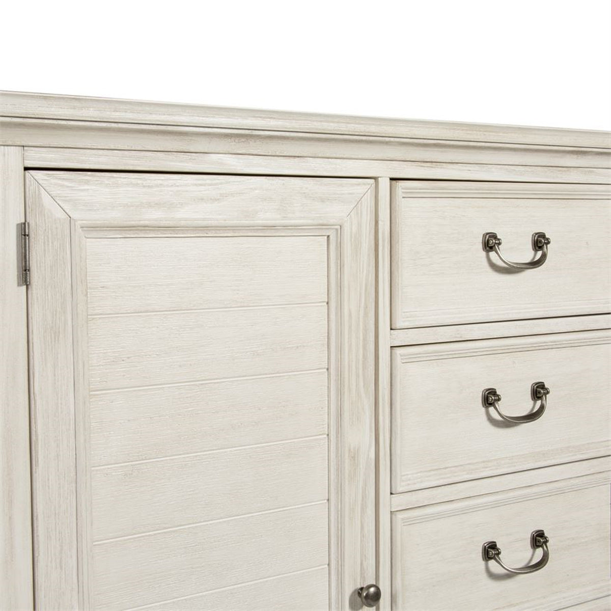 Liberty Funiture Bayside Gentleman's Chest in Antique White - Luxury Home Furniture (MI)