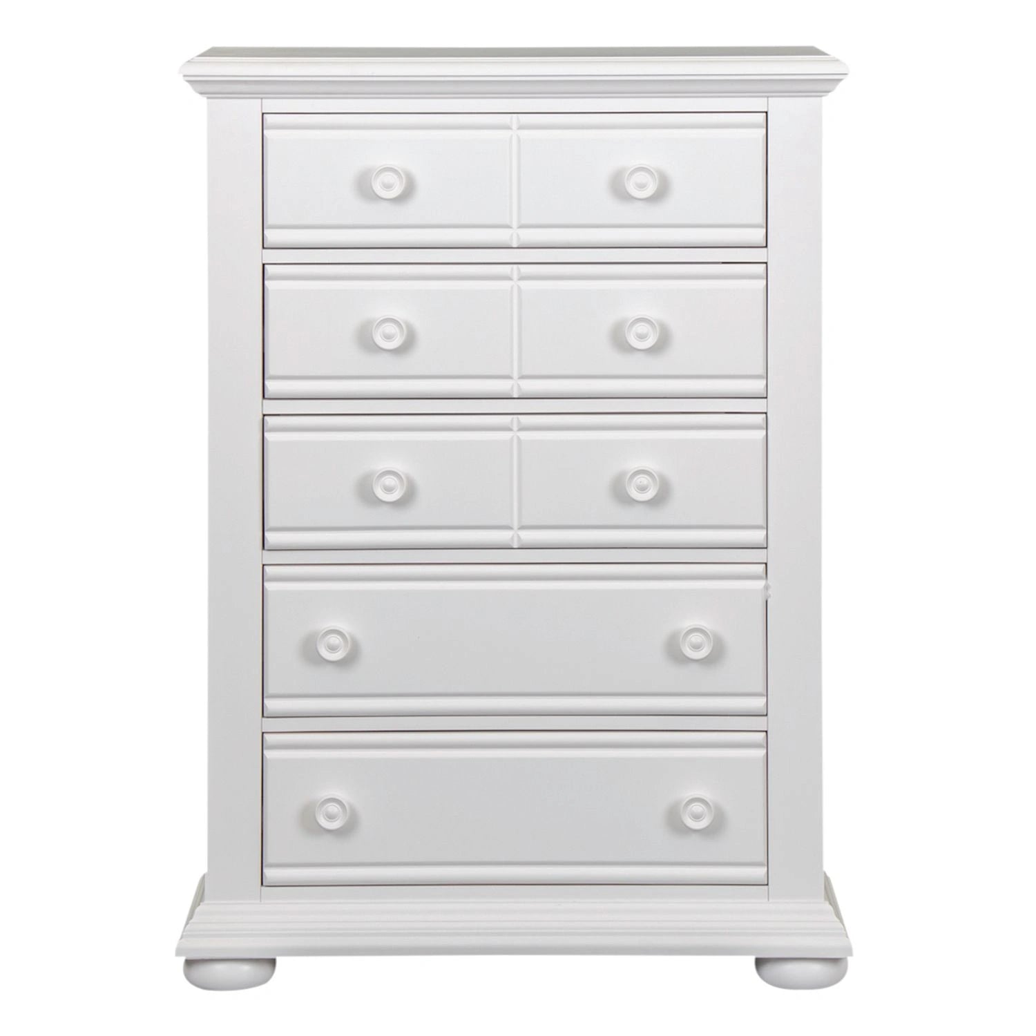 Summer House 5 Drawer Chest in White image