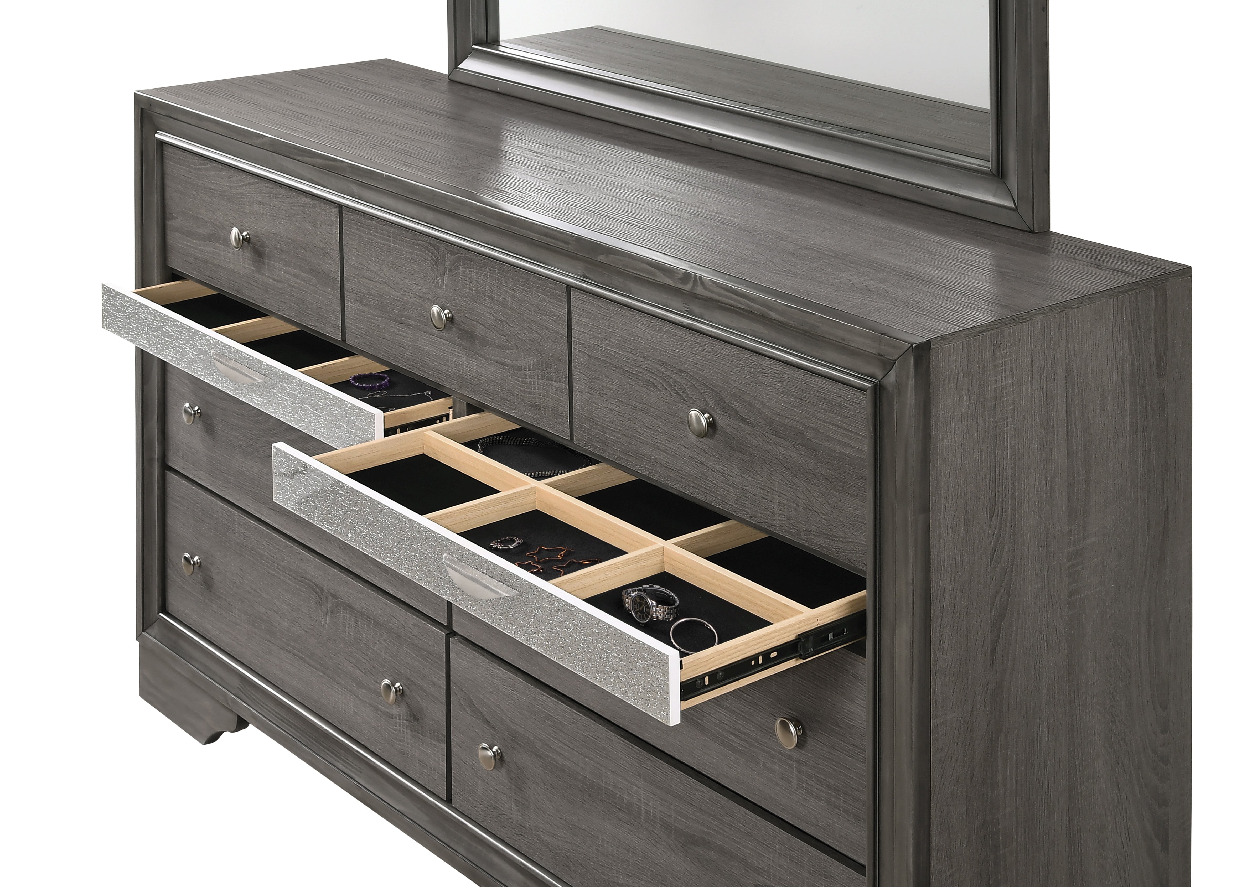 Naima Gray Dresser - Luxury Home Furniture (MI)