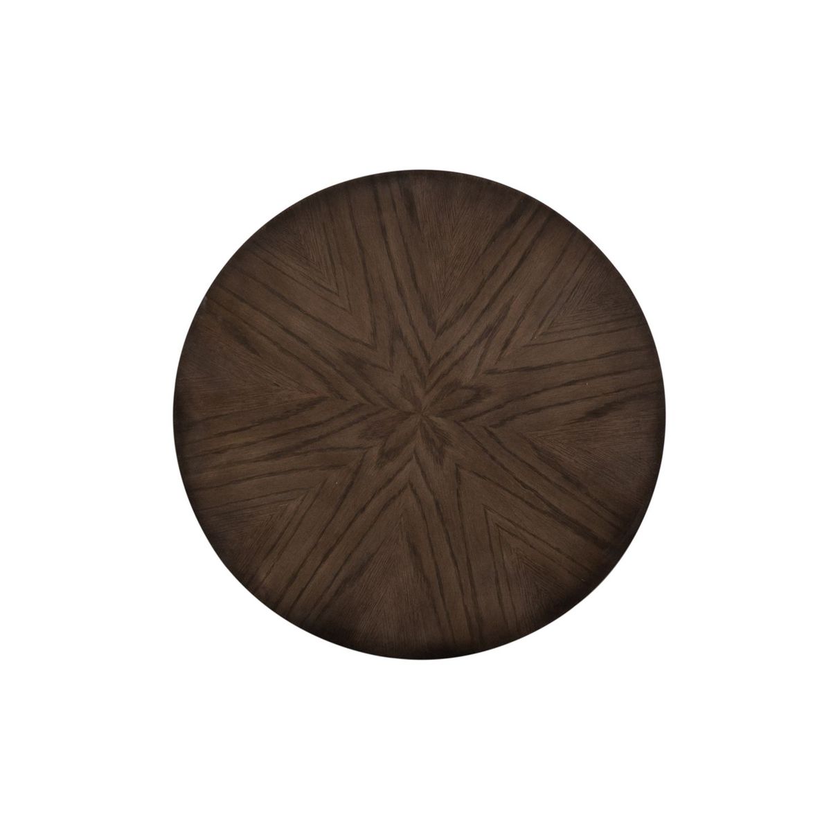 Liberty Furniture Penton Round End Table in Espresso Stone268-OT1020