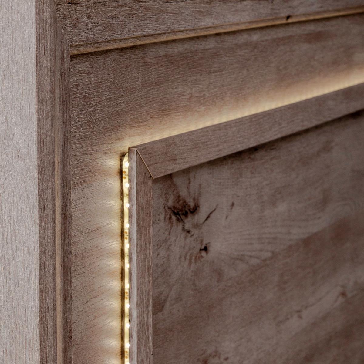 Liberty Furniture Horizons Full Storage Bed with HB Lights in Graystone - Luxury Home Furniture (MI)