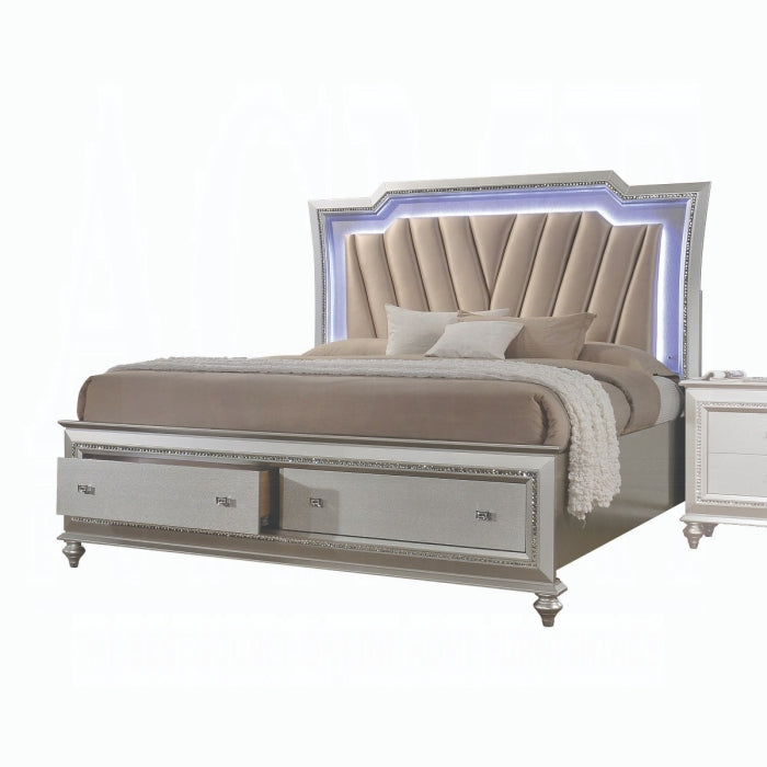 Kaitlyn CK Bed With Led and Storage - Luxury Home Furniture (MI)