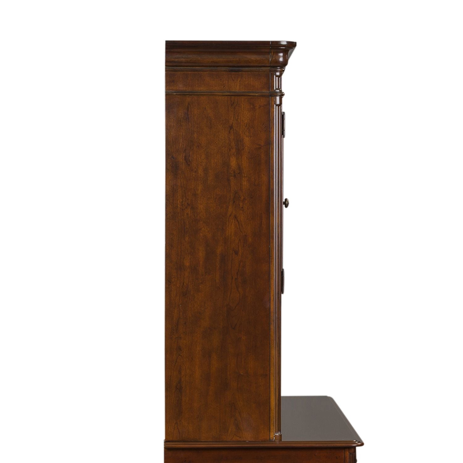 Brayton Manor Jr Executive Credenza Hutch in Cognac - Luxury Home Furniture (MI)