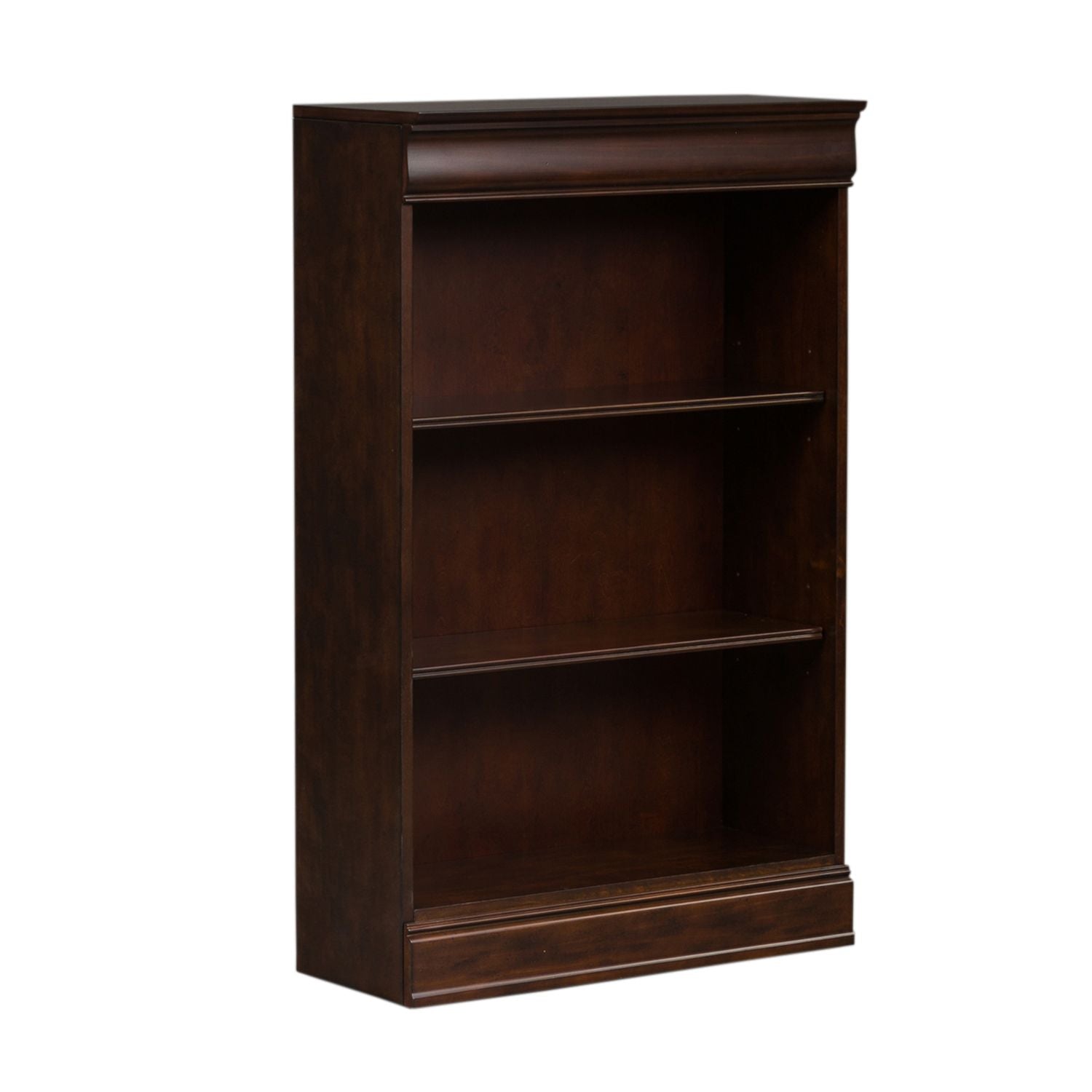 Brayton Manor Jr Executive 48 Inch Bookcase (RTA) in Cognac - Luxury Home Furniture (MI)