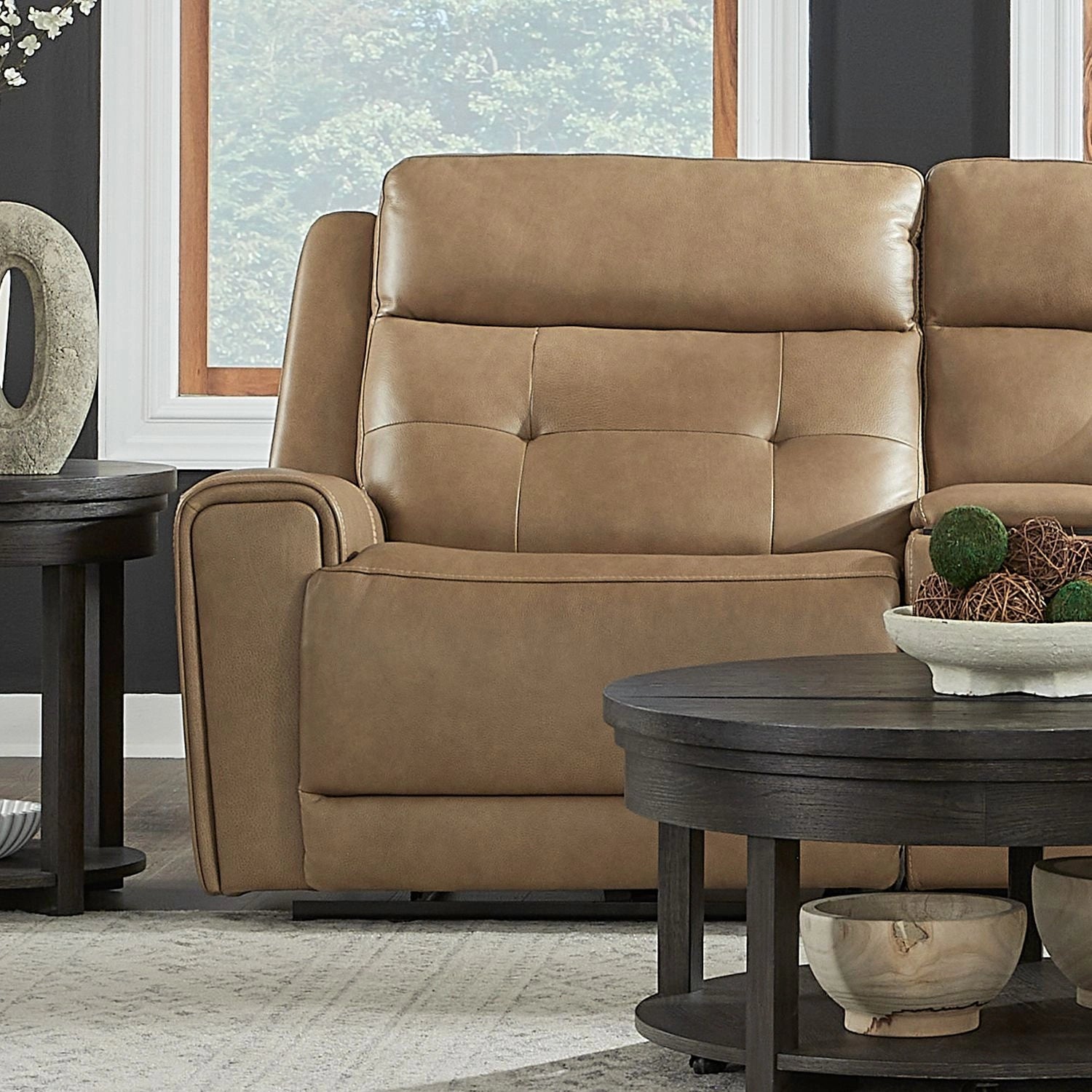 Carrington L Arm Recliner P3 & ZG - York Sand image