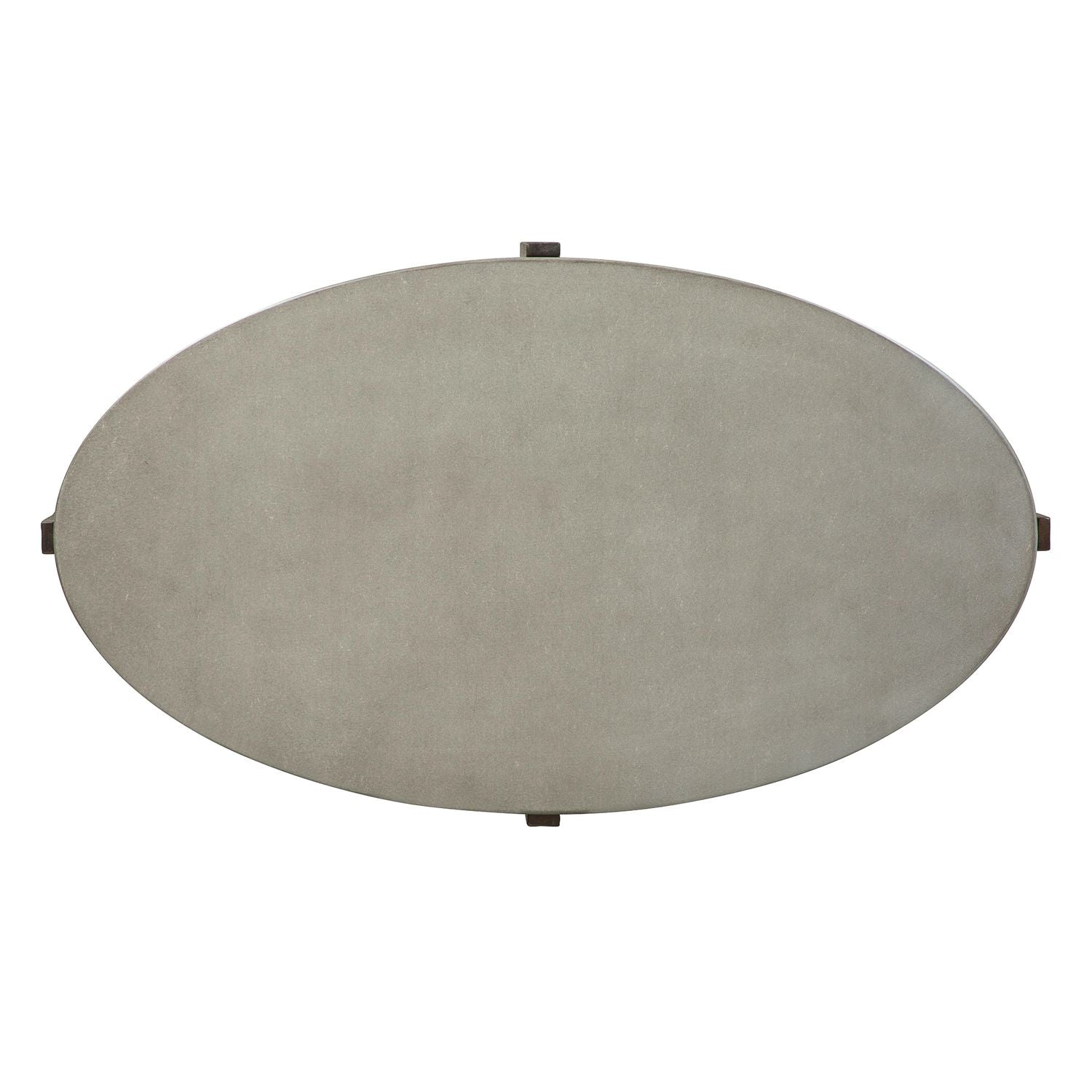 Cascade Oval Cocktail Table in Wire Brush Rustic Brown - Luxury Home Furniture (MI)
