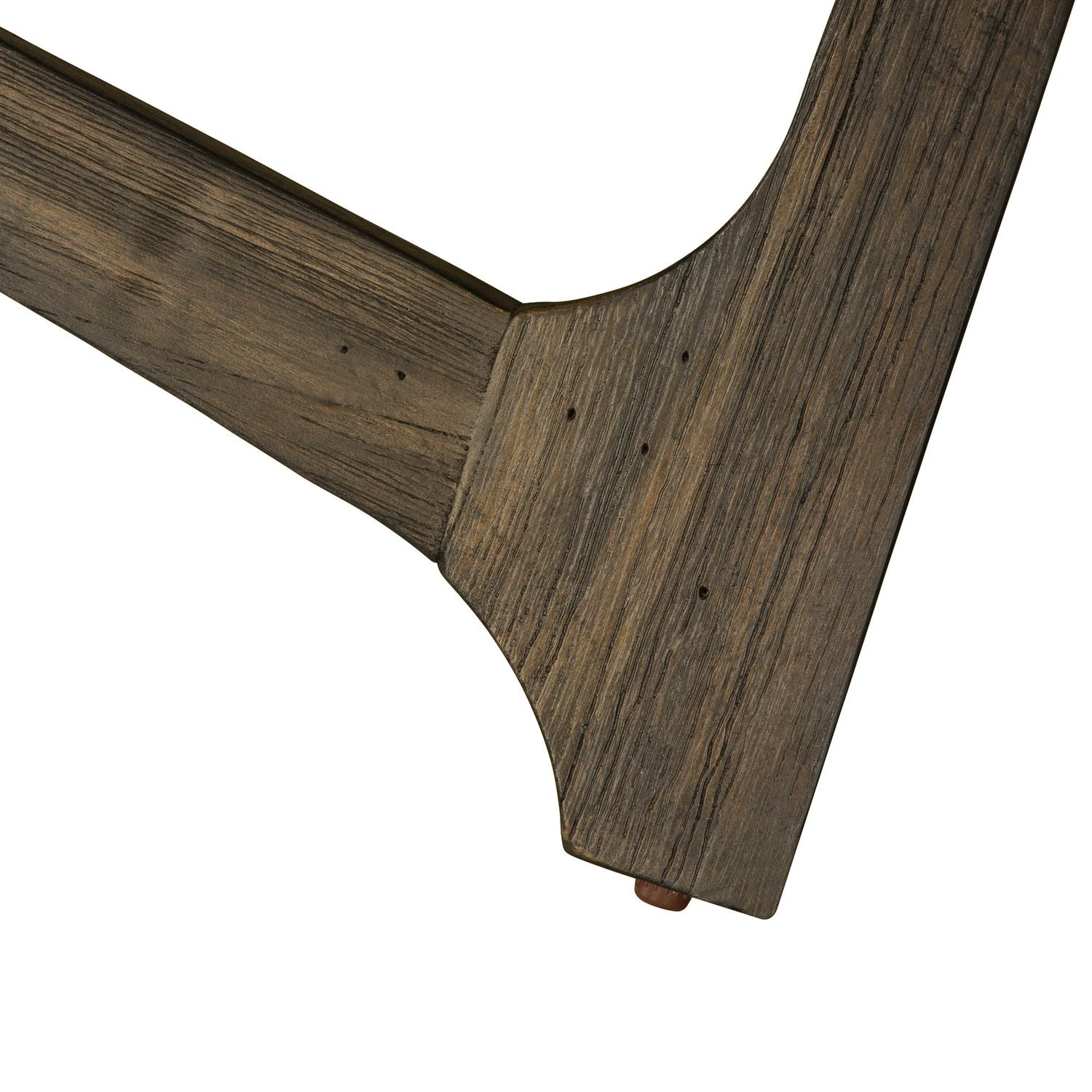 Cascade End Table in Wire Brush Rustic Brown - Luxury Home Furniture (MI)