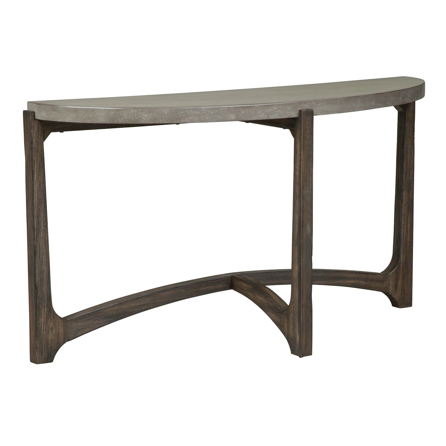 Cascade Sofa Table in Wire Brush Rustic Brown - Luxury Home Furniture (MI)