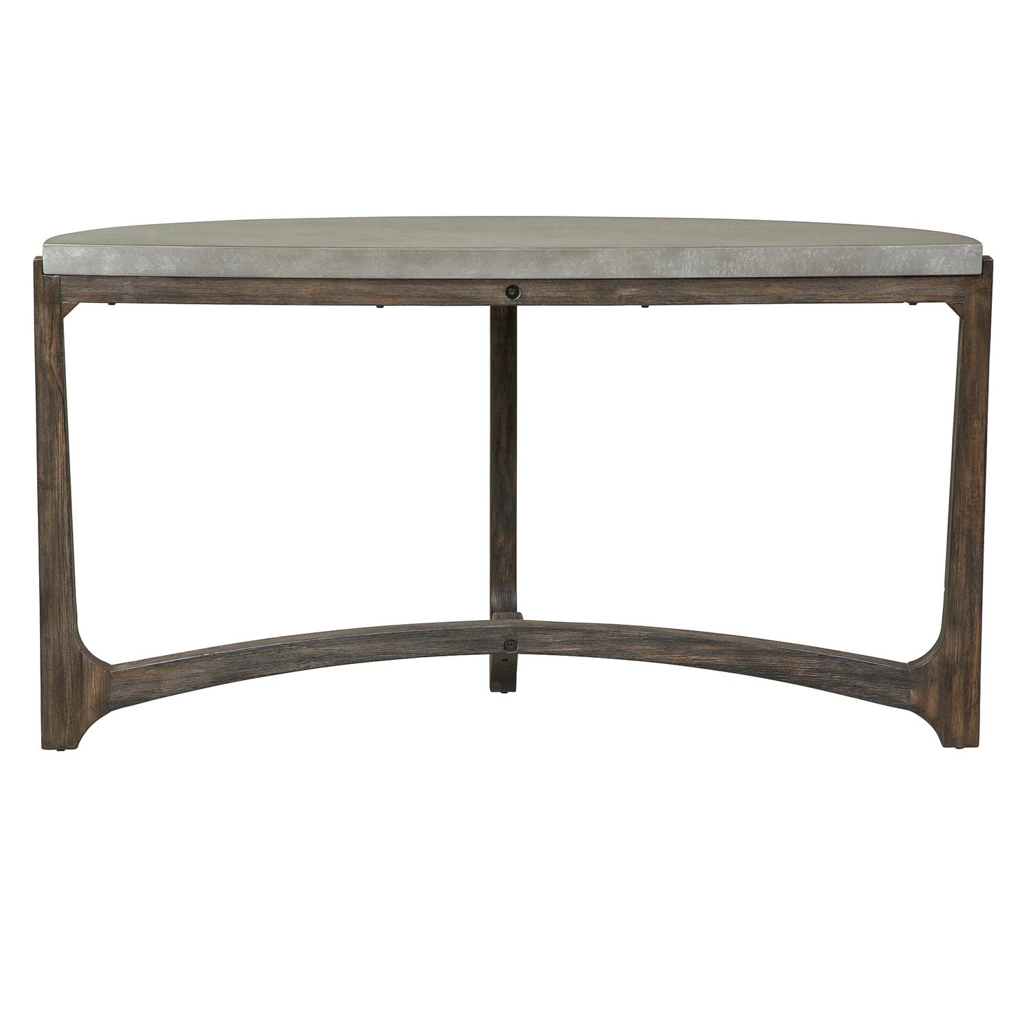 Cascade Sofa Table in Wire Brush Rustic Brown - Luxury Home Furniture (MI)