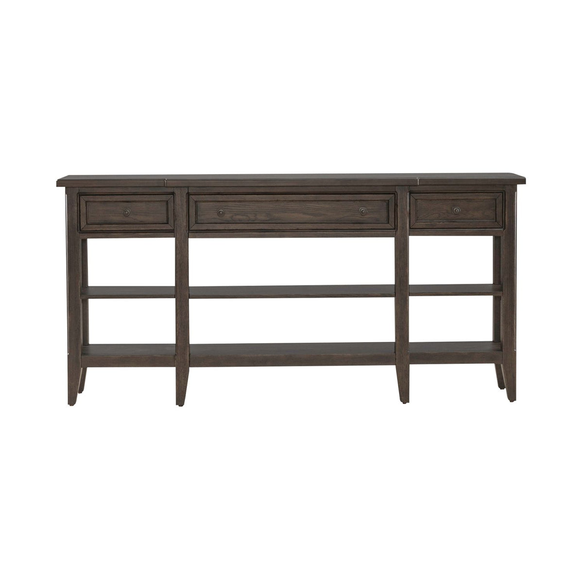 Liberty Furniture Paradise Valley Hall Console Table in Saddle Brown EST SHIP TIME APPX 4 WEEKS - Luxury Home Furniture (MI)