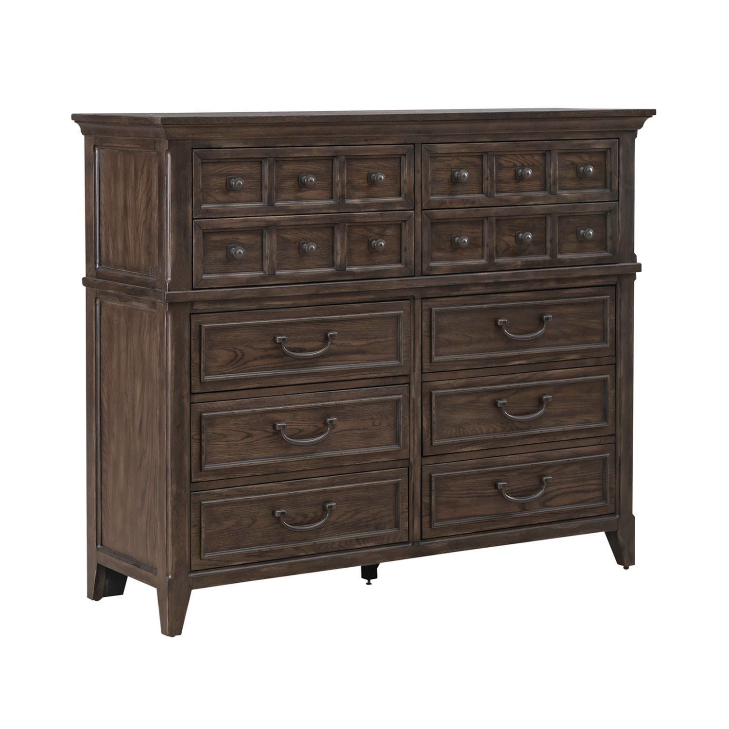 Paradise Valley 10 Drawer Chesser in Saddle Brown - Luxury Home Furniture (MI)