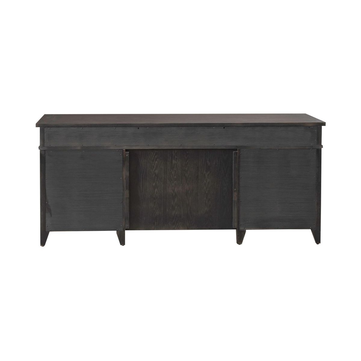Liberty Furniture Paradise Valley Executive Credenza in Saddle Brown